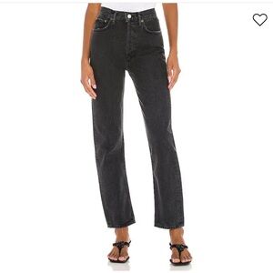 Agolde 90s Pinch Waist Jeans - Black Tea